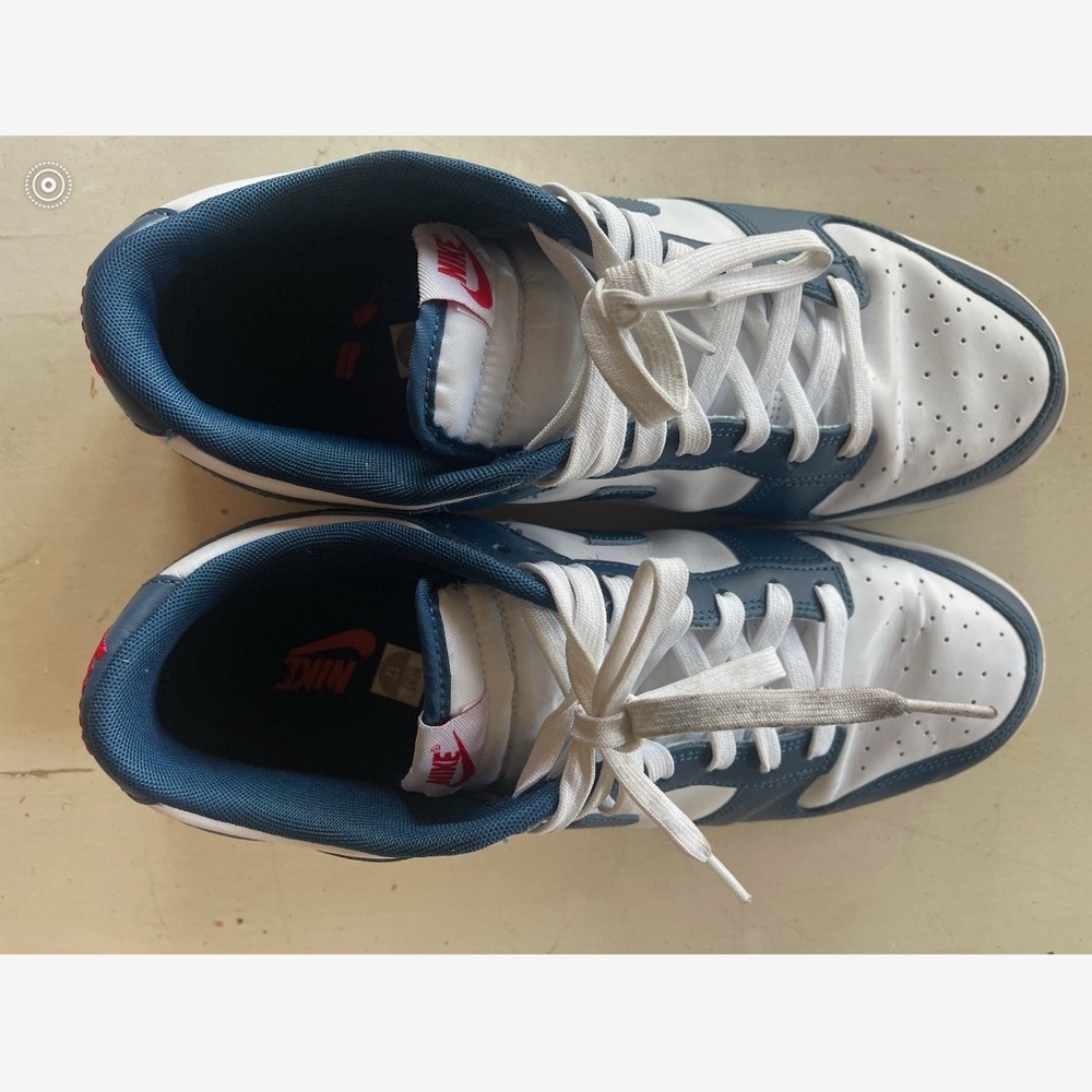 Nike Men's White and Navy Sneakers